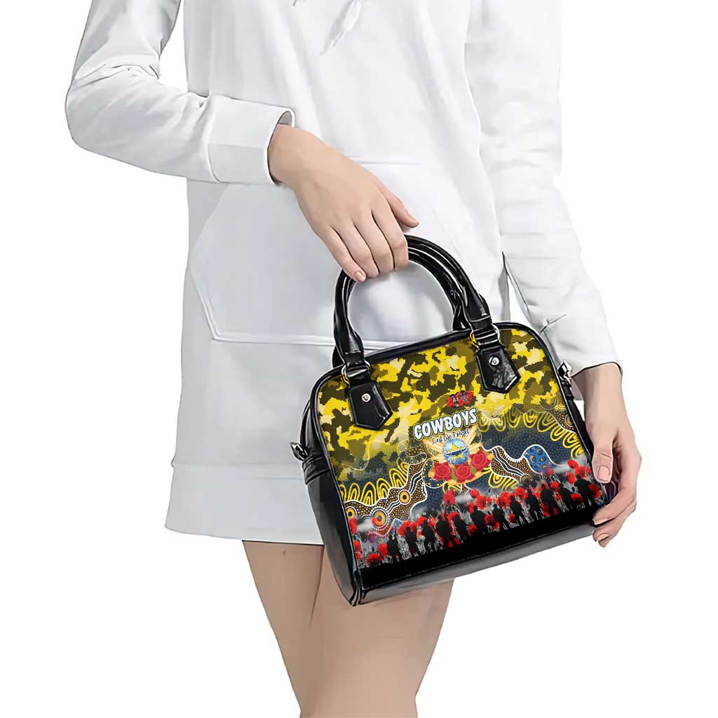 Cowboys ANZAC Day Shoulder Handbag Australian Army - Lest We Forget