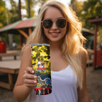 Personalized Cowboys ANZAC Day Skinny Tumbler Australian Army - Lest We Forget