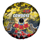Cowboys ANZAC Day Spare Tire Cover Australian Army - Lest We Forget