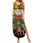Personalized Cowboys ANZAC Day Summer Maxi Dress Australian Army - Lest We Forget
