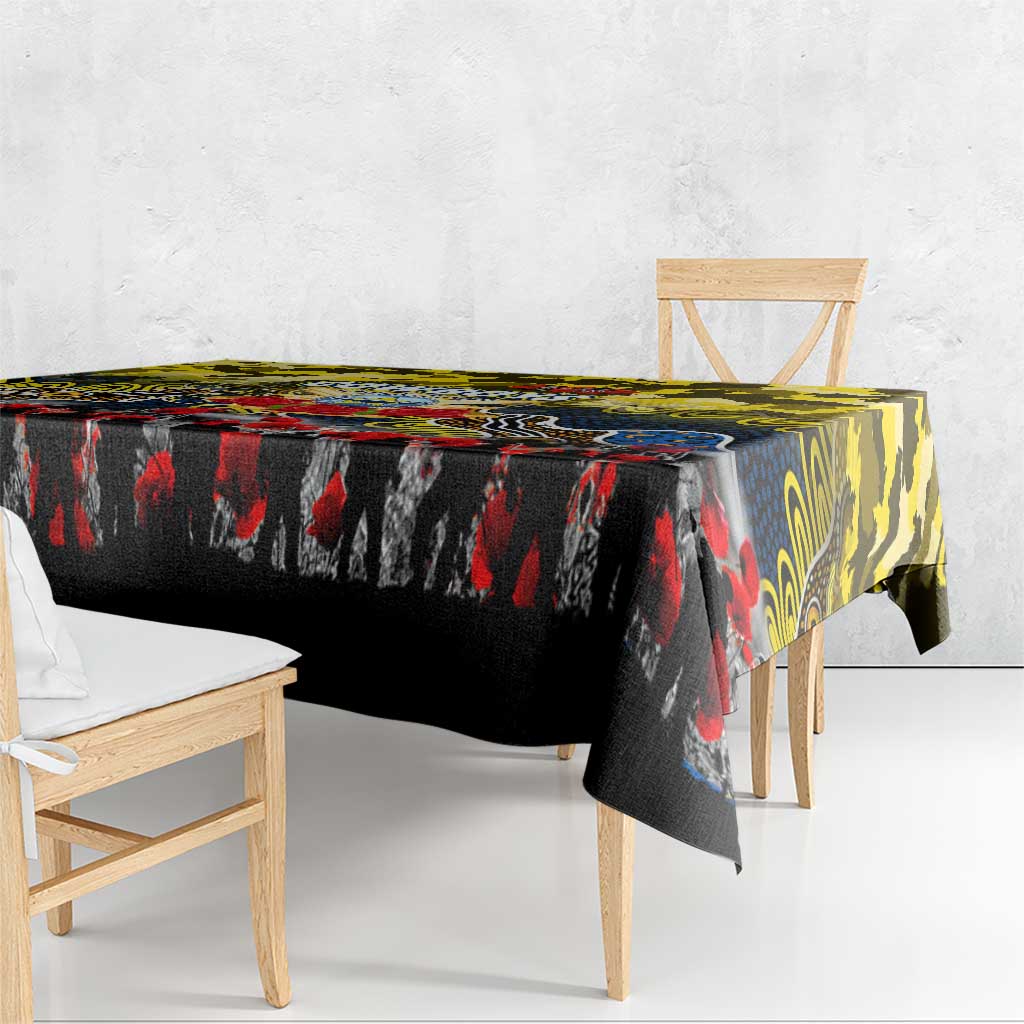 Cowboys ANZAC Day Tablecloth Australian Army - Lest We Forget