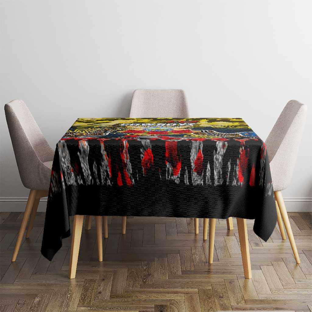 Cowboys ANZAC Day Tablecloth Australian Army - Lest We Forget