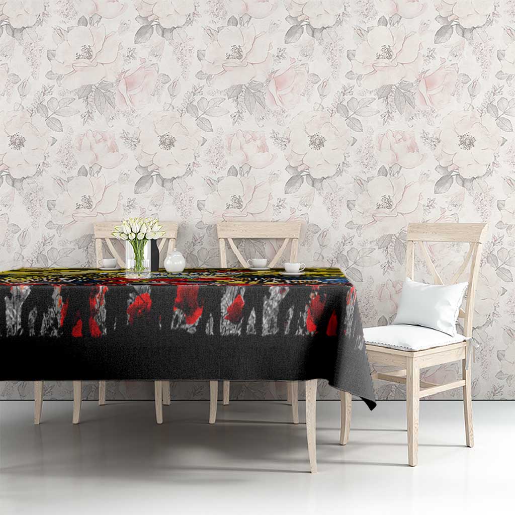 Cowboys ANZAC Day Tablecloth Australian Army - Lest We Forget