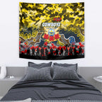 Cowboys ANZAC Day Tapestry Australian Army - Lest We Forget