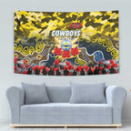 Cowboys ANZAC Day Tapestry Australian Army - Lest We Forget