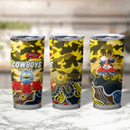 Personalized Cowboys ANZAC Day Tumbler Cup Australian Army - Lest We Forget