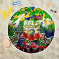 Eels ANZAC Day Beach Blanket Australian Army - Lest We Forget
