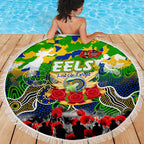Eels ANZAC Day Beach Blanket Australian Army - Lest We Forget