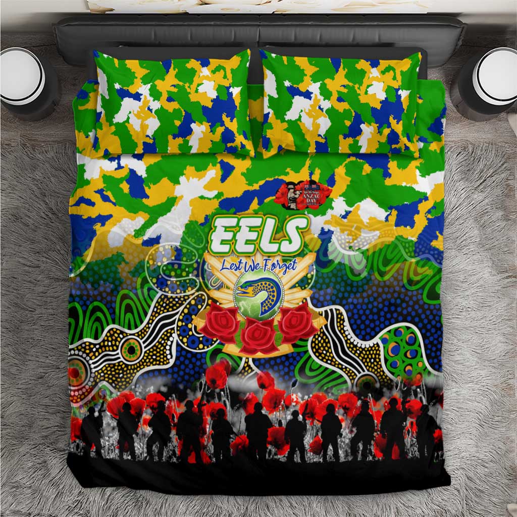 Eels ANZAC Day Bedding Set Australian Army - Lest We Forget