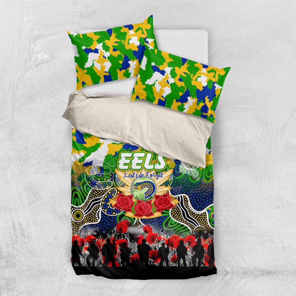 Eels ANZAC Day Bedding Set Australian Army - Lest We Forget