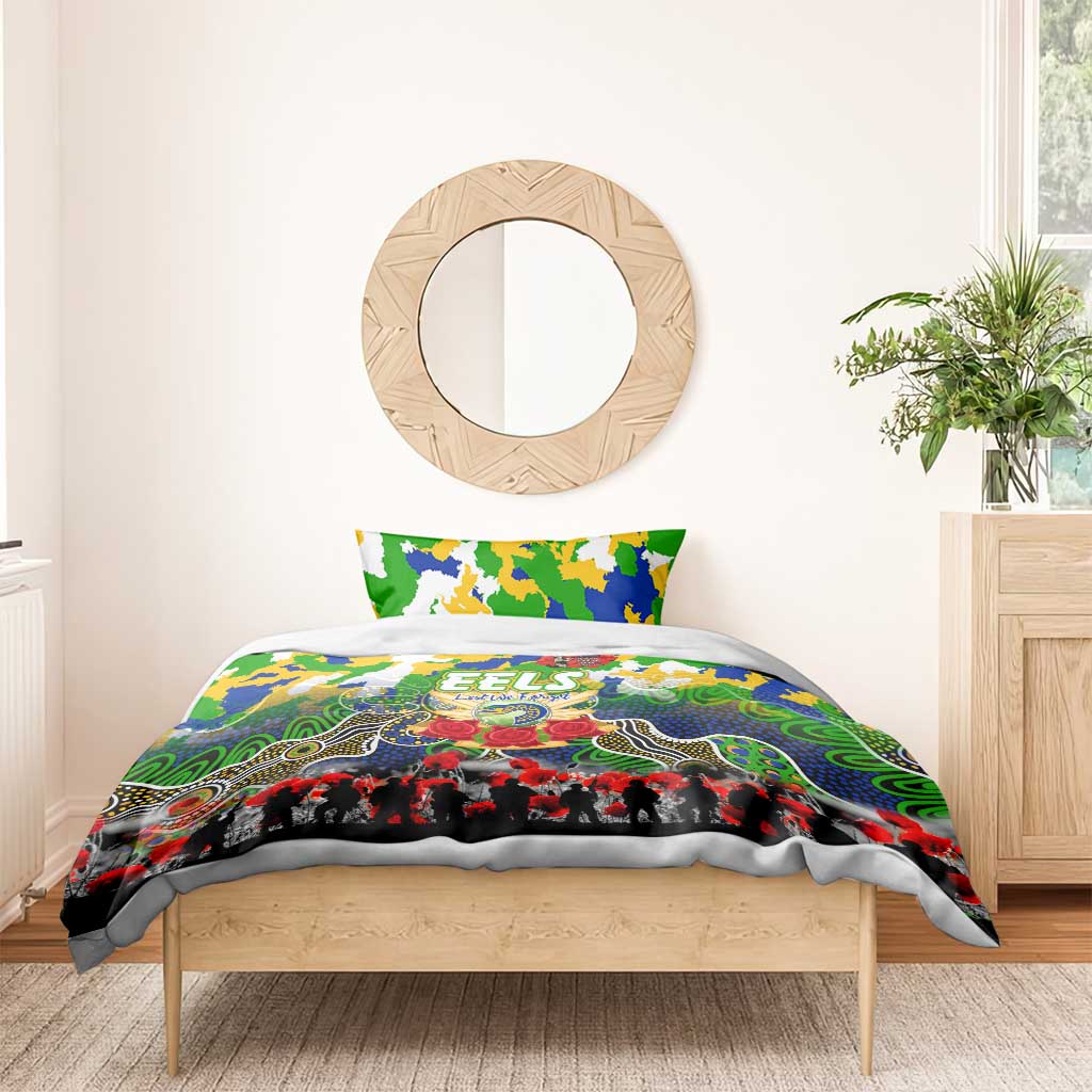Eels ANZAC Day Bedding Set Australian Army - Lest We Forget