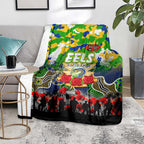 Eels ANZAC Day Blanket Australian Army - Lest We Forget