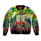 Personalized Eels ANZAC Day Bomber Jacket Australian Army - Lest We Forget