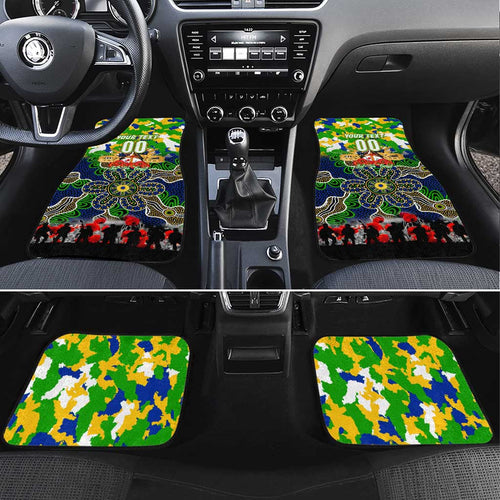Eels ANZAC Day Car Mats Australian Army - Lest We Forget