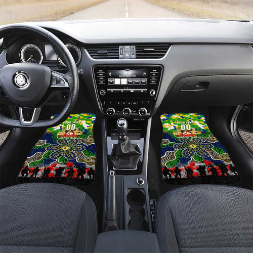 Eels ANZAC Day Car Mats Australian Army - Lest We Forget