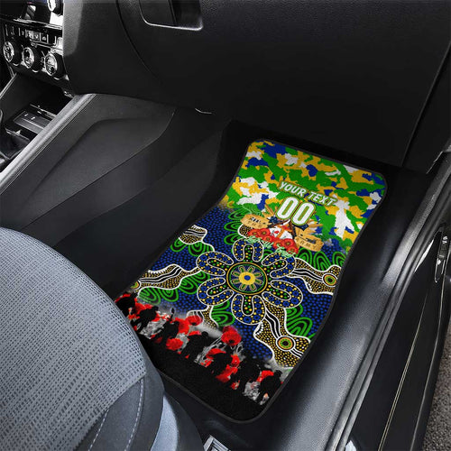 Eels ANZAC Day Car Mats Australian Army - Lest We Forget