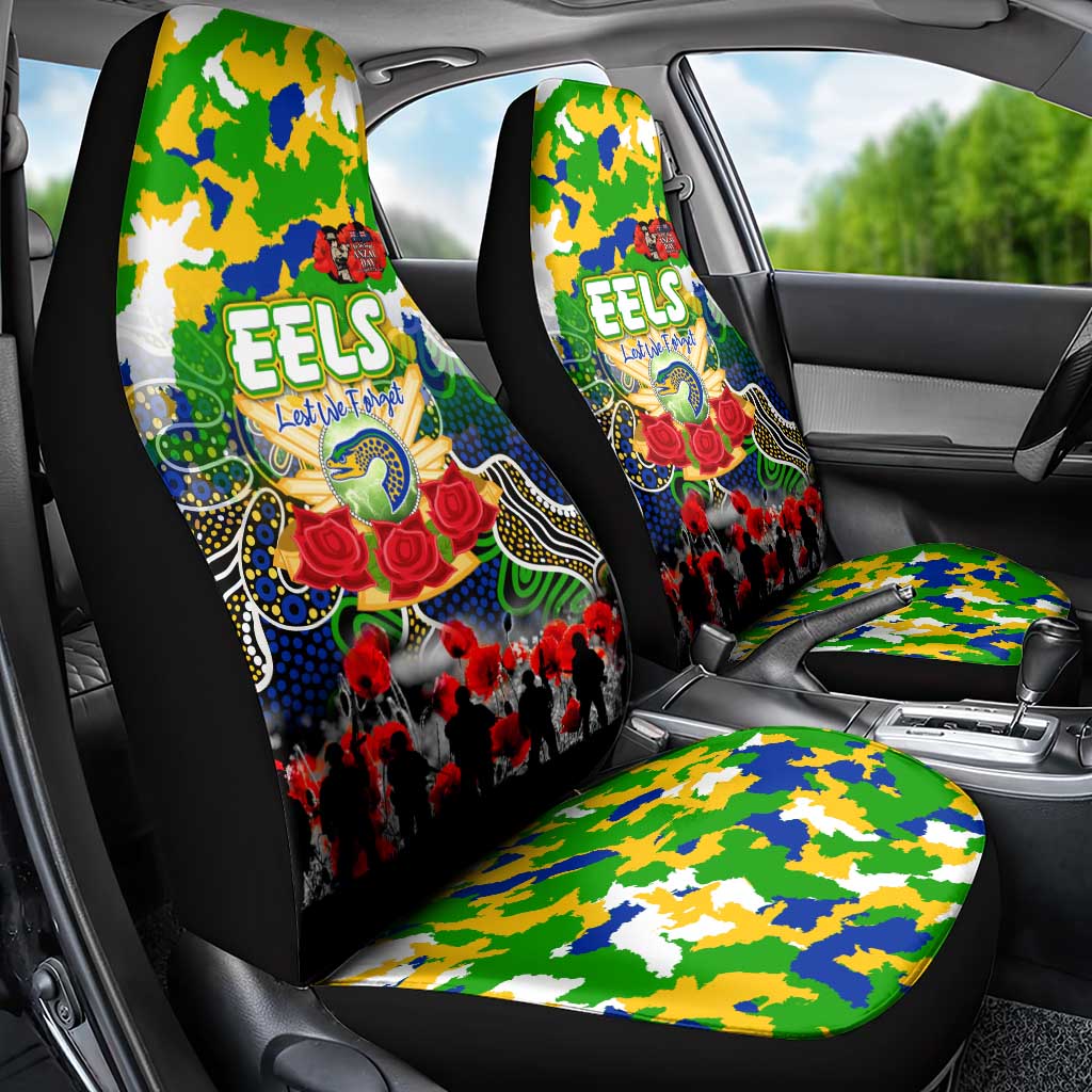 Eels ANZAC Day Car Seat Cover Australian Army - Lest We Forget