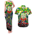 Personalized Eels ANZAC Day Couples Matching Tank Maxi Dress and Hawaiian Shirt Australian Army - Lest We Forget