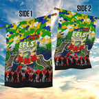 Eels ANZAC Day Garden Flag Australian Army - Lest We Forget