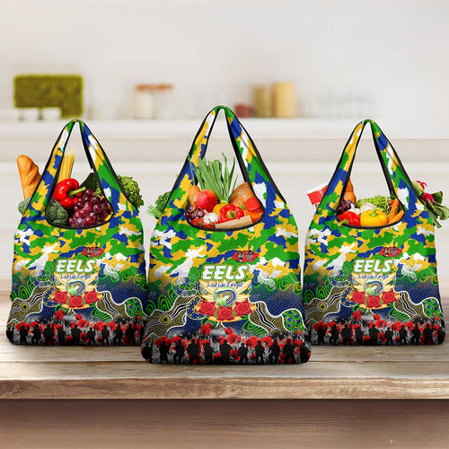 Eels ANZAC Day Grocery Bag Australian Army - Lest We Forget