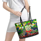 Eels ANZAC Day Leather Tote Bag Australian Army - Lest We Forget