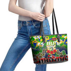 Eels ANZAC Day Leather Tote Bag Australian Army - Lest We Forget