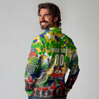 Personalized Eels ANZAC Day Long Sleeve Polo Shirt Australian Army - Lest We Forget