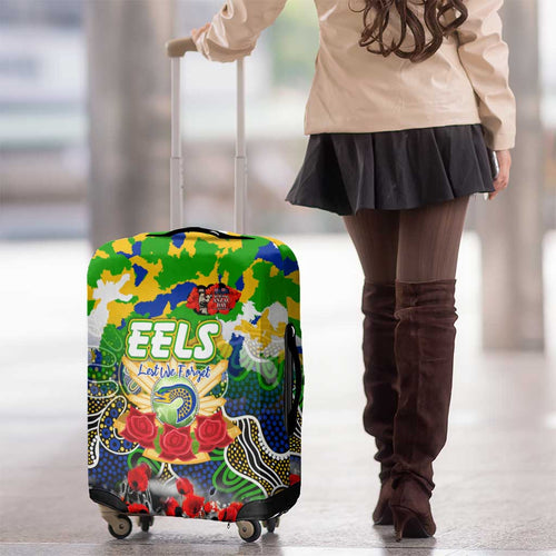 Eels ANZAC Day Luggage Cover Australian Army - Lest We Forget