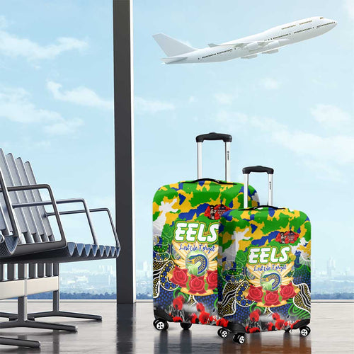 Eels ANZAC Day Luggage Cover Australian Army - Lest We Forget