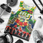Personalized Eels ANZAC Day Men Tank Top Australian Army - Lest We Forget