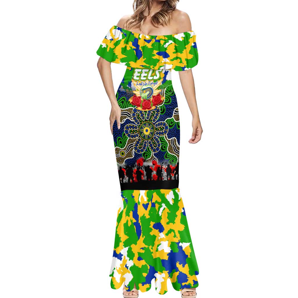 Personalized Eels ANZAC Day Mermaid Dress Australian Army - Lest We Forget