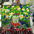 Eels ANZAC Day Quilt Australian Army - Lest We Forget