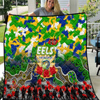 Eels ANZAC Day Quilt Australian Army - Lest We Forget