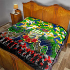 Eels ANZAC Day Quilt Australian Army - Lest We Forget