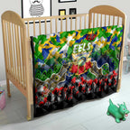 Eels ANZAC Day Quilt Australian Army - Lest We Forget