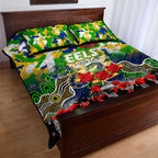Eels ANZAC Day Quilt Bed Set Australian Army - Lest We Forget