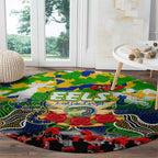 Eels ANZAC Day Round Carpet Australian Army - Lest We Forget
