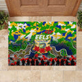 Eels ANZAC Day Rubber Doormat Australian Army - Lest We Forget