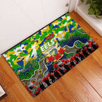Eels ANZAC Day Rubber Doormat Australian Army - Lest We Forget