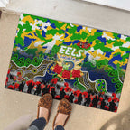 Eels ANZAC Day Rubber Doormat Australian Army - Lest We Forget