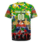 Personalized Eels ANZAC Day Rugby Jersey Australian Army - Lest We Forget