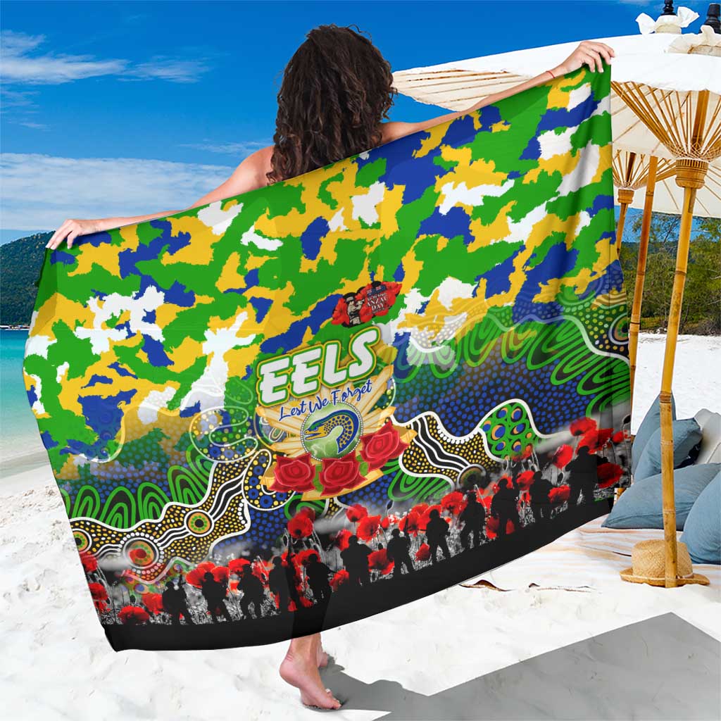 Eels ANZAC Day Sarong Australian Army - Lest We Forget