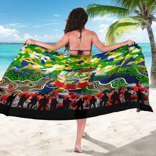 Eels ANZAC Day Sarong Australian Army - Lest We Forget