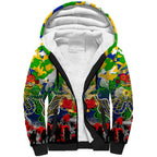 Personalized Eels ANZAC Day Sherpa Hoodie Australian Army - Lest We Forget