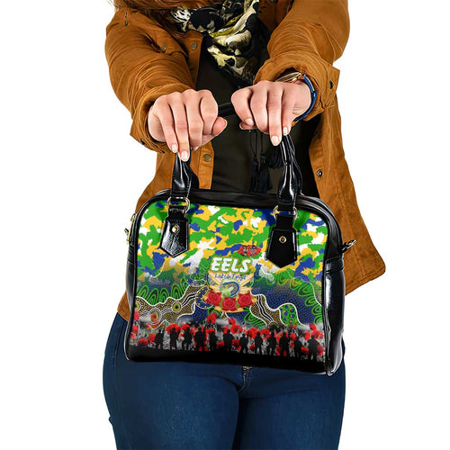 Eels ANZAC Day Shoulder Handbag Australian Army - Lest We Forget