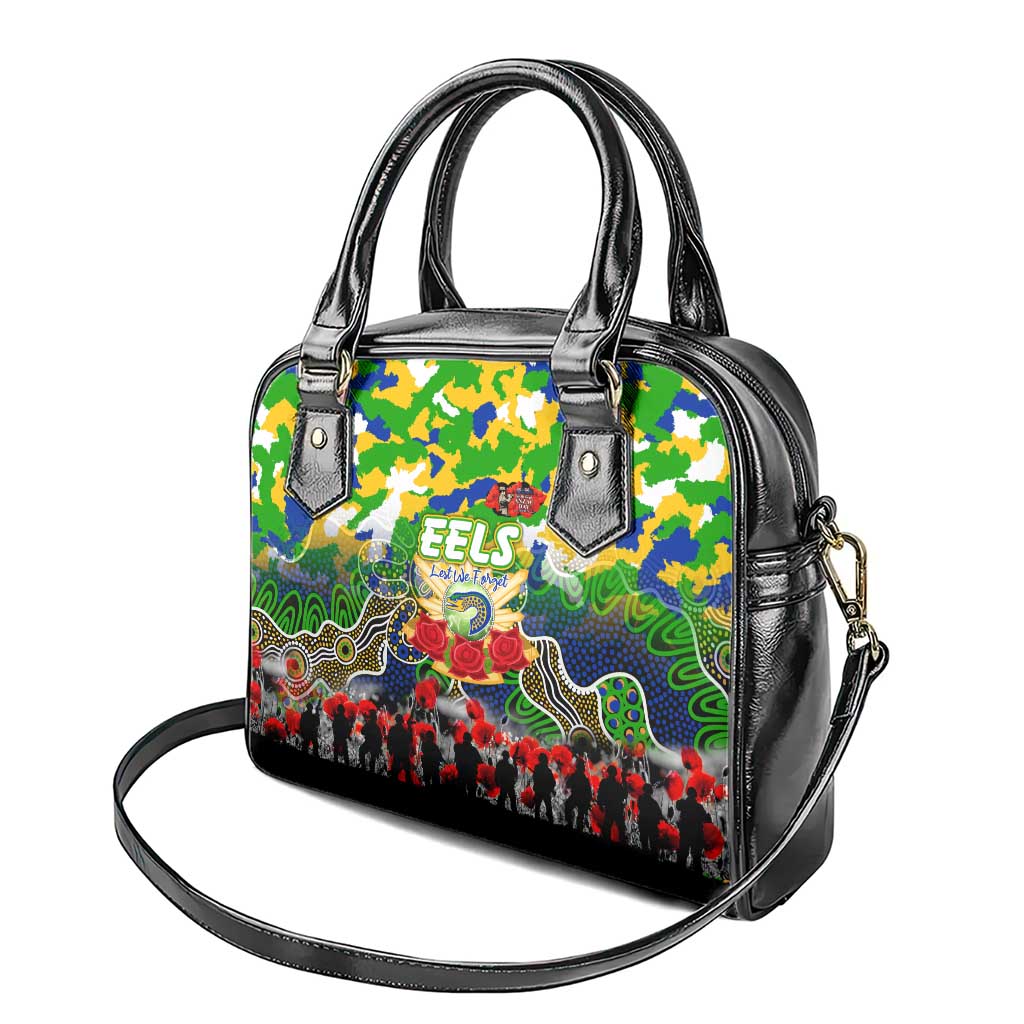 Eels ANZAC Day Shoulder Handbag Australian Army - Lest We Forget