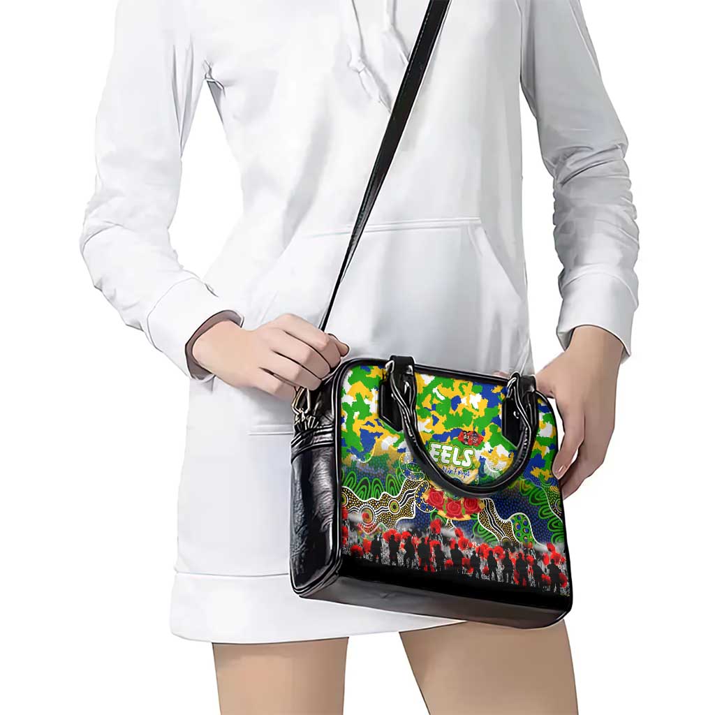 Eels ANZAC Day Shoulder Handbag Australian Army - Lest We Forget