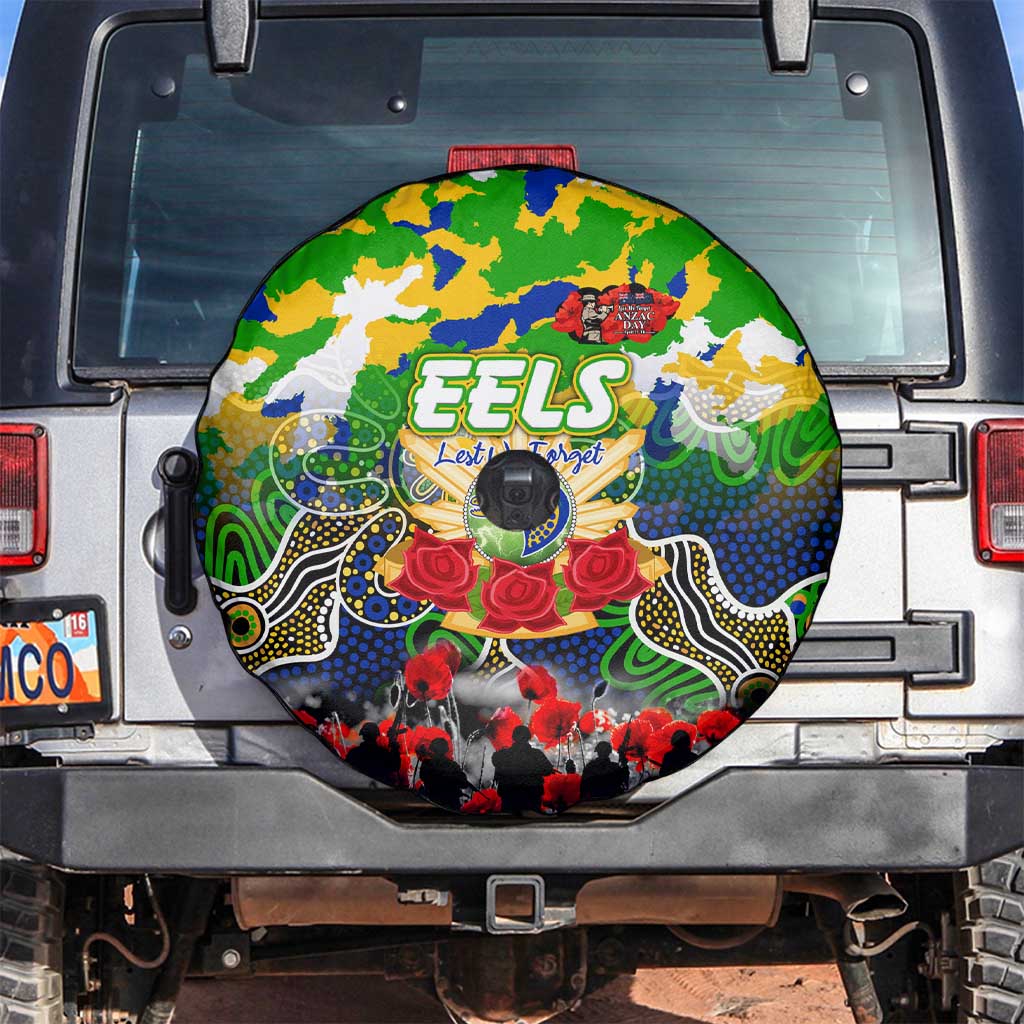 Eels ANZAC Day Spare Tire Cover Australian Army - Lest We Forget