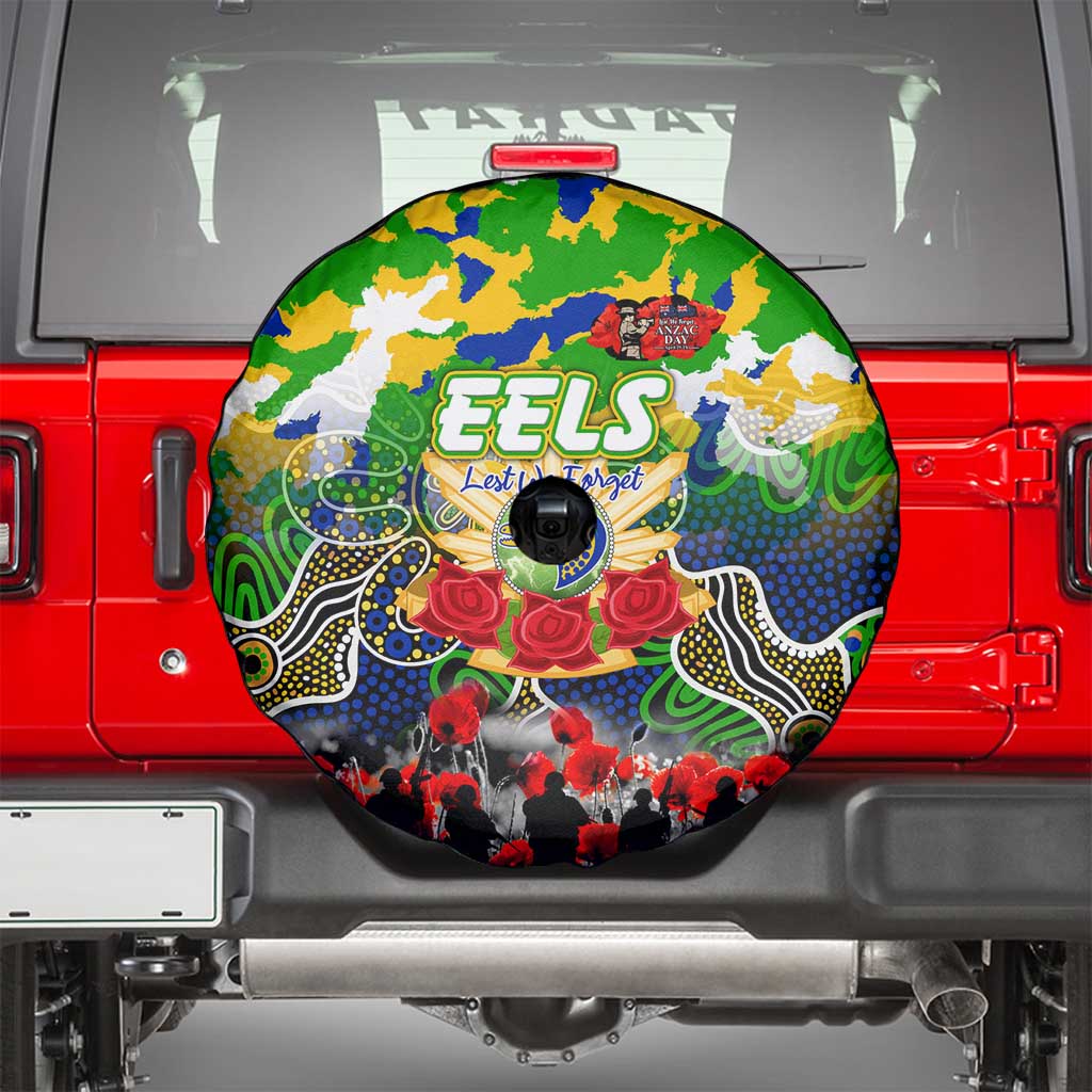 Eels ANZAC Day Spare Tire Cover Australian Army - Lest We Forget