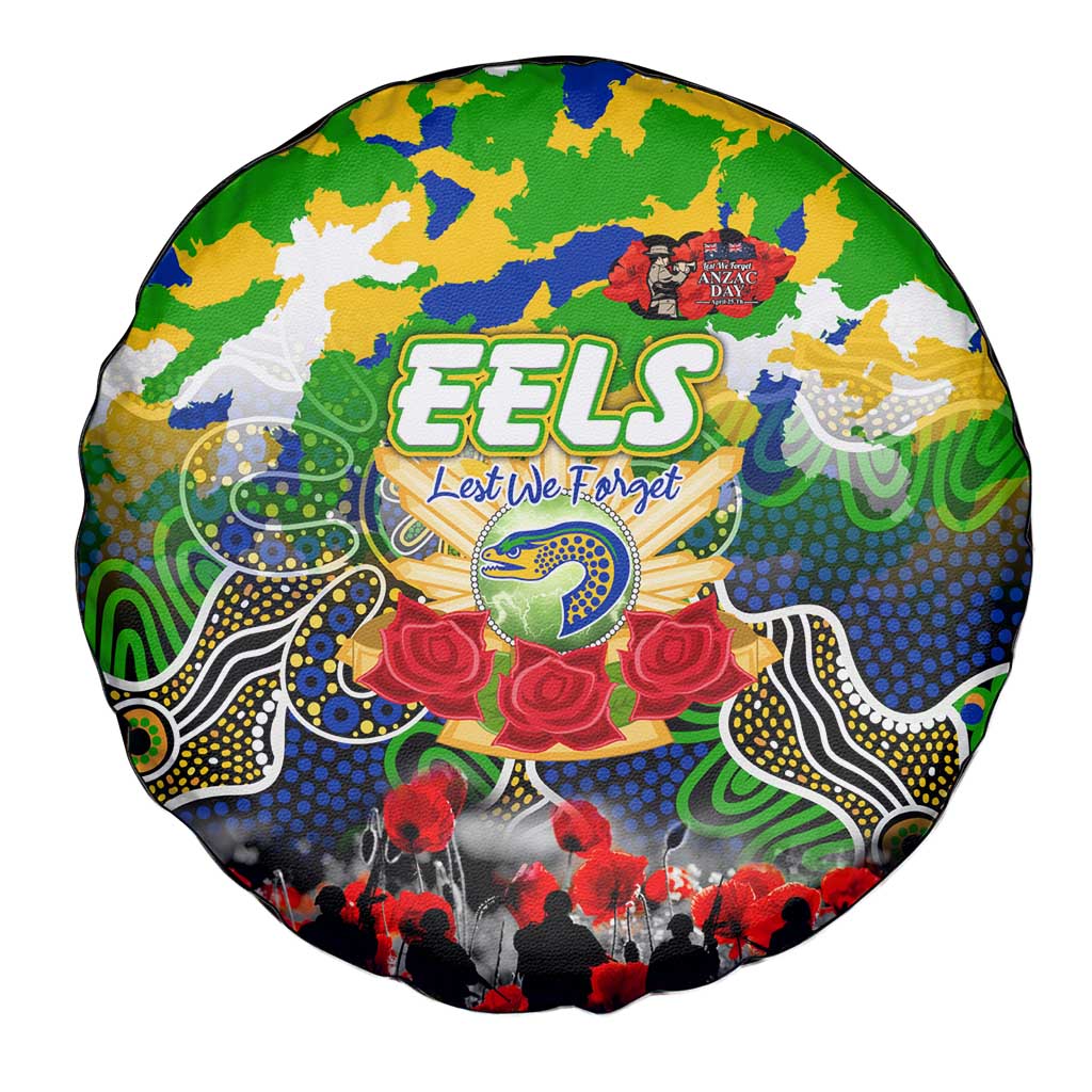 Eels ANZAC Day Spare Tire Cover Australian Army - Lest We Forget